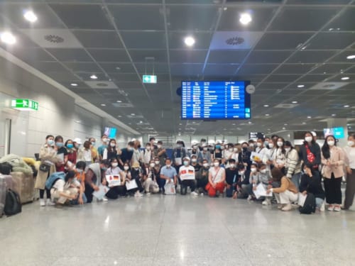 Đoàn bay Du học nghề Điều dưỡng Azurit Hansa ngày 4/6/2021