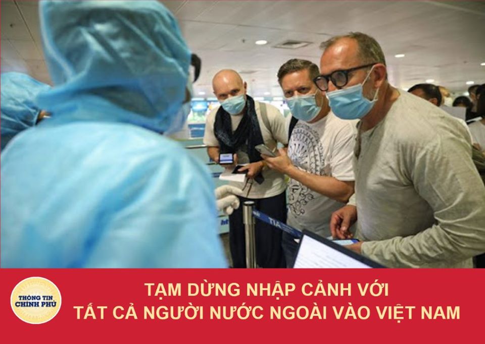 Việc tạm dừng nhập cảnh áp dụng từ 0 giờ ngày 22/2/2020